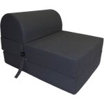 Chauffeuse unie en coton noir