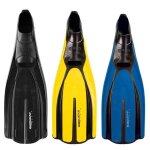 Palmes chaussantes - mares - plana avanti tre - noir - mixte - plonge sous - marine