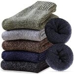 Chaussettes thermiques - non spécifié - 5 paires - douces et Épaisses - laine et coton - taille eu 38 ... Chaussettes thermiques - non spécifié - 5 paires - douces et Épaisses - laine et coton - taille eu 38 ...