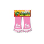 Chaussettes humoristiques 1 an de + de type gant pour femme - rose