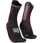 Chaussettes de trail - compressport - pro racing socks trail - amorti optimal - protection chocs - respirantes ...