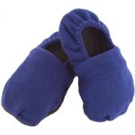 Chaussons chauffants - pantoufles micro - onde - retient la chaleur - taille unique