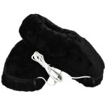 Chaussons chauffants usb pantoufles lectriques chauffants chaussures pantoufles en peluche dtachables ...