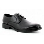 Chaussures anglaise noires derby giorgio langley pour homme