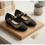 Chaussures - ballerines - mary jane - r�sille - cuir - noir - alta moda - femme - pointure du 36 au 41 ...