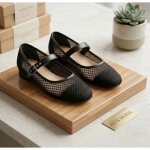 Chaussures - ballerines - mary jane - r�sille - cuir - noir - alta moda - femme - pointure du 36 au 41 ...