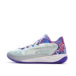 Chaussures de basketball blanches / bleu homme puma stewie