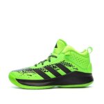 Chaussures de basketball vertes adidas cross em up 5 k wide