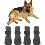 Chaussures pour chien - taille unique - lot de 4 - imperm�ables ajustables et douces
