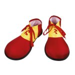 Chaussures de clown adulte - rouge - mixte