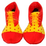 Chaussures de clown � pois - partilandia 2010 s. l. - tu - rouge - accessoires pour carnaval