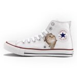 Chaussures converse all star personnalis et imprims - funny cat - taille 32