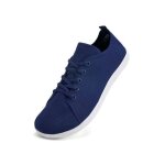 Chaussures de course barefoot - barefoot - iceunicorn barefoot - bleu marine - zero drop - tige en maille ...