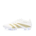 Chaussures de foot blanc / dor� homme adidas predator club fxg