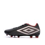 Chaussures de foot noires homme umbro aurora ii lo fg