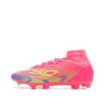 Chaussures de foot roses femme adidas f50 league fg / mg mid