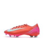 Chaussures de foot rouges homme nike zoom vapor 16 academy fg / mg