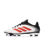 Chaussures de football - adidas - copa pure - blanches / noires / rouges - tige textile - semelle caoutchouc ...
