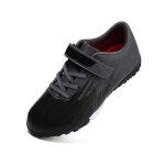 Chaussures de football enfant unisexe noir taille 31 - crampons foot salle et gazon synth�tique antid�rapants ...