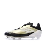 Chaussures de football noires / blanches gar�on adidas league fg / mg j messi