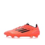 Chaussures de football rouges / noires homme adidas f50 pro
