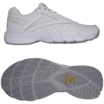 Chaussures de marche femme - reebok - work n cushion 4. 0 - blanc - fitness - rgulier