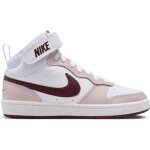 Chaussures - nike - court borough mid 2 (gs) - synthtique - blanc - antidrapantes