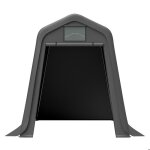 Chaussures de rangement 245x183x217cm gris ? polyvalent pour les appareils les bicyclettes ou le carport ...