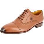 Chaussure richelieu homme de ville en cuir camel rc806 43
