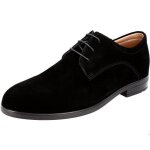 Chaussure richelieu homme de ville en v�ritable cuir daim noir rn025 41
