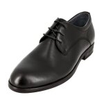 Chaussure richelieu homme de ville en v�ritable cuir noirrn025 43