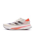 Chaussures de running blanches / roses femme adidas adizeros