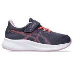 Chaussures de running enfants - asics - patriot 13 ps - indigo fog / papaya - eva amorti - tige mesh ...