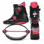 Chaussures de saut chaussures bounce kangourous bottes rebondissant 39 - 41 (xl) noir + rouge kangaroos ...