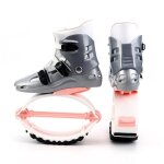 Chaussures de saut kangourous rebondissantes - chigoods - rose + blanc - taille 42 - 44 - poids 90 - ...