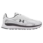 Chaussure under armour tech runner white metallic silver black