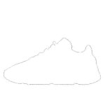 Chaussures yeezy 700 noir / rouge