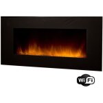 Cheminarte - cheminée électrique murale volcano xxl wifi 120 cm effet flammes led chauffage programmable ... Cheminarte - cheminée électrique murale volcano xxl wifi 120 cm effet flammes led chauffage programmable ...
