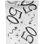 Chemin de table anniversaire 50 ans