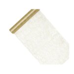 Chemin de table fibre or 36cmx9m