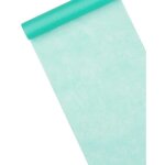 Chemin de table intiss� menthe 29 cm x 10 m - vert