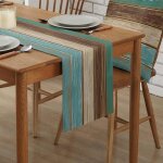 Chemin de table moderne d�coration de chemin de table rectangle 33x180cm