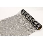 Chemin table notes de musique - noir