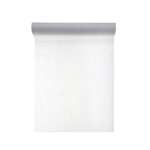 Chemin de table - plumetis - blanc - 5m x 30cm - design contemporain - intrieur