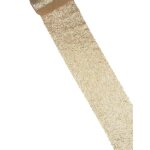Chemin de table sequins champagne 14 cm x 3 m - or