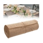 Chemin de table - jute - 10 m x 25 cm - décoration mariage champêtre - style vintage - réutilisable Chemin de table - jute - 10 m x 25 cm - décoration mariage champêtre - style vintage - réutilisable