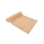 Chemin de table velours c�tel� beige 28 cm x 3 m - beige