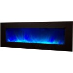 Cheminarte - chemine lectrique murale volcano 5xl 180 cm effet flammes led chauffage programmable tlcomman ...