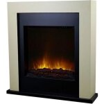 Cheminarte - chemine lectrique  poser avoriaz 85 cm effet flammes led chauffage rglable