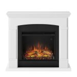 Chemine lectrique dcorative helmi blanche - powerflame